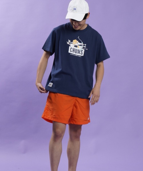 CHUMS(チャムス)の「【WEB限定】CHUMS/チャムス 半袖Tシャツ 01-1707(Tシャツ/カットソー・メンズ・レッド/ホワイト/ブルー・M/L)」の12枚目の写真