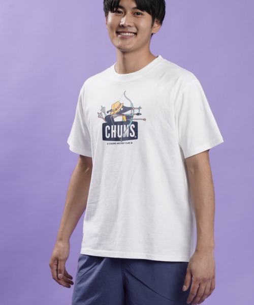 CHUMS(チャムス)の「【WEB限定】CHUMS/チャムス 半袖Tシャツ 01-1707(Tシャツ/カットソー・メンズ・レッド/ホワイト/ブルー・M/L)」の7枚目の写真