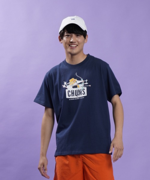 CHUMS(チャムス)の「【WEB限定】CHUMS/チャムス 半袖Tシャツ 01-1707(Tシャツ/カットソー・メンズ・レッド/ホワイト/ブルー・M/L)」の11枚目の写真