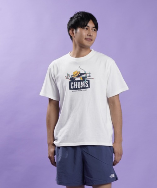 CHUMS(チャムス)の「【WEB限定】CHUMS/チャムス 半袖Tシャツ 01-1707(Tシャツ/カットソー・メンズ・レッド/ホワイト/ブルー・M/L)」の18枚目の写真