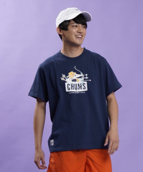 CHUMS(チャムス)の「【WEB限定】CHUMS/チャムス 半袖Tシャツ 01-1707(Tシャツ/カットソー・メンズ・レッド/ホワイト/ブルー・M/L)」の19枚目の写真