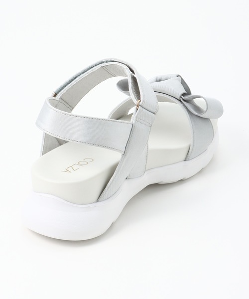 Honeys（ハニーズ）の「リボンサンダル（サンダル・レディース・ブラック/グレー/ベージュ・L/LL/M）」の12枚目の写真