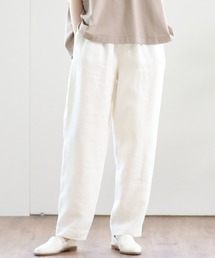 Pao de lo | 先染めリネンへリンボンパンツ(その他パンツ)