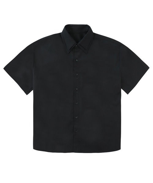 OY(オーワイ)の「『OY/オーワイ』DOUBLE COLLAR HALF SHIRTS/ダブルカラー半袖シャツ(シャツ/ブラウス・メンズ・ホワイト/ブラック・FREE)」の8枚目の写真