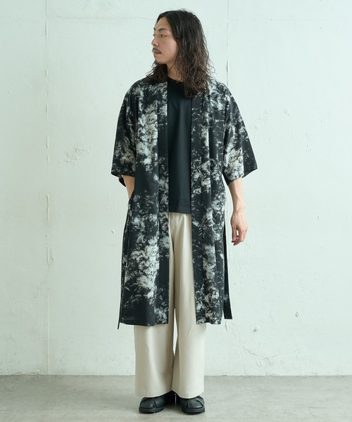 Lui's(ルイス)の「アーティスティックフラワーガウン(シャツ/ブラウス・メンズ・ブラック/ゴールド/ブルー・FREE)」の13枚目の写真