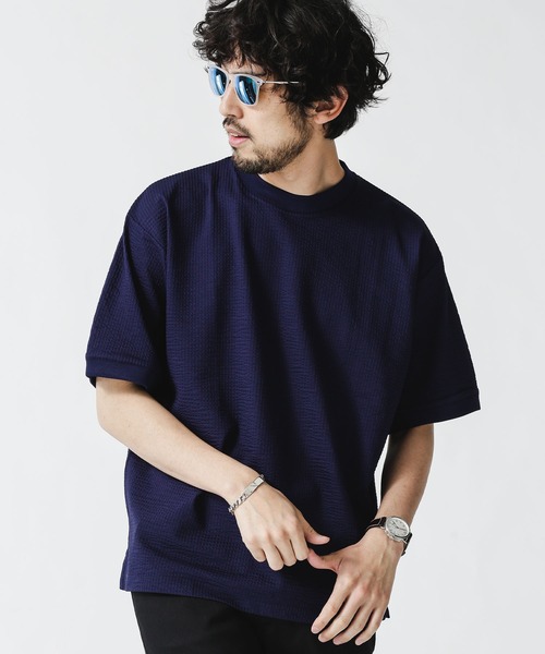 シルケットシアサッカーＴシャツ