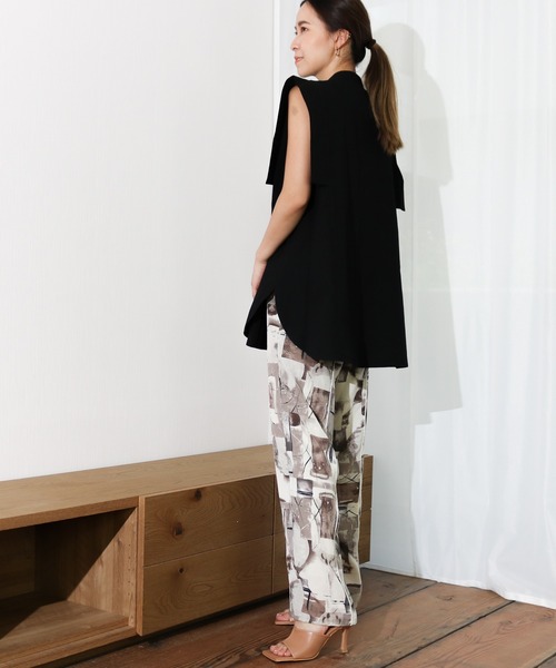 Per sist ence（パーシエンス）の「Per sist ence/パーシエンス　スクエアスリーブシャツ（シャツ/ブラウス・レディース・オフホワイト/ベージュ/ブラック・FREE）」の21枚目の写真