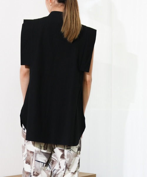 Per sist ence（パーシエンス）の「Per sist ence/パーシエンス　スクエアスリーブシャツ（シャツ/ブラウス・レディース・オフホワイト/ベージュ/ブラック・FREE）」の20枚目の写真