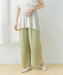 URBAN RESEARCH ROSSO | センタープレスプリーツワイドパンツ(その他パンツ)