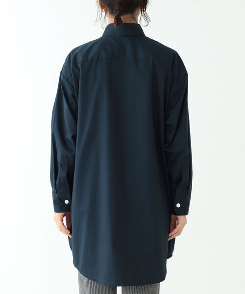 BEAMS BOY（ビームスボーイ）の「Dickies × BEAMS BOY / 別注 Detach Collar Work Shirts（シャツ/ブラウス・レディース・ネイビー/カーキ・ONE SIZE）」の11枚目の写真