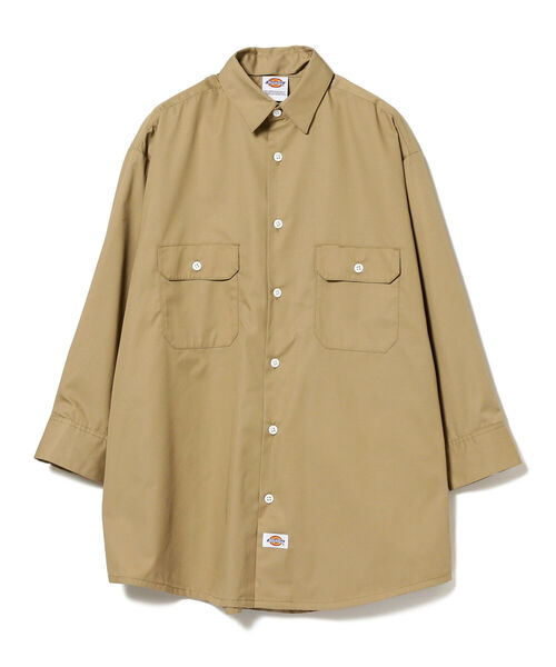 BEAMS BOY（ビームスボーイ）の「Dickies × BEAMS BOY / 別注 Detach Collar Work Shirts（シャツ/ブラウス・レディース・ネイビー/カーキ・ONE SIZE）」の14枚目の写真
