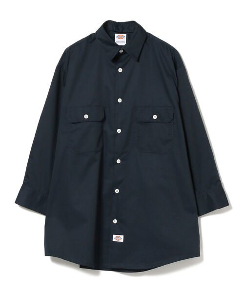 BEAMS BOY（ビームスボーイ）の「Dickies × BEAMS BOY / 別注 Detach Collar Work Shirts（シャツ/ブラウス・レディース・ネイビー/カーキ・ONE SIZE）」の18枚目の写真