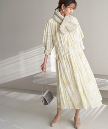 ROPE' PICNIC | 【一部店舗限定】【Mon E’toile】ストーンプリントギャザーDRESS(ドレス)