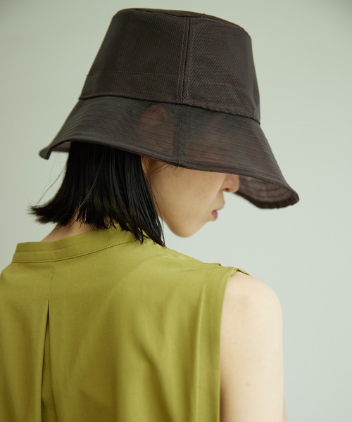 VACANCY（ヴァカンシー）の「シアーバケットハット（ハット・レディース・ブラウン・FREE）」の3枚目の写真