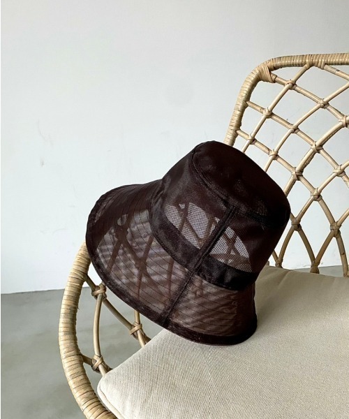 VACANCY（ヴァカンシー）の「シアーバケットハット（ハット・レディース・ブラウン・FREE）」の11枚目の写真