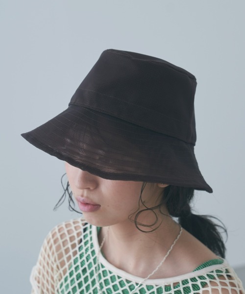 VACANCY（ヴァカンシー）の「シアーバケットハット（ハット・レディース・ブラウン・FREE）」の12枚目の写真