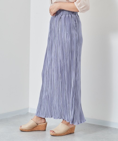 cepo（セポ）の「ランダムプリーツ　タイトスカート（スカート・レディース・ブラック/ブラウン/ブルー・M）」の15枚目の写真