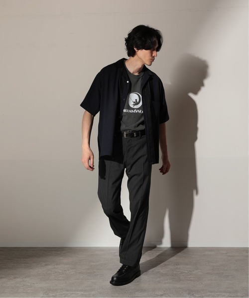 JOURNAL STANDARD relume(ジャーナルスタンダード レリューム)の「Linen like Basket Bowl シャツ(シャツ/ブラウス・メンズ・モスグリーン/ネイビー/ベージュ・LARGE/MEDIUM)」の14枚目の写真