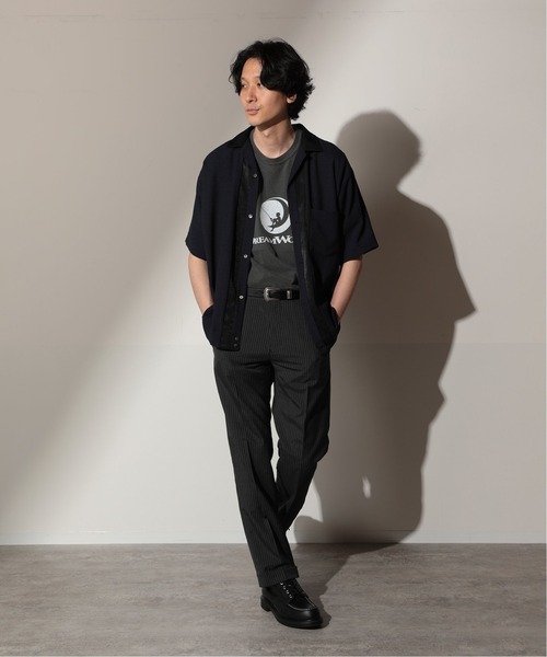 JOURNAL STANDARD relume(ジャーナルスタンダード レリューム)の「Linen like Basket Bowl シャツ(シャツ/ブラウス・メンズ・モスグリーン/ネイビー/ベージュ・LARGE/MEDIUM)」の15枚目の写真