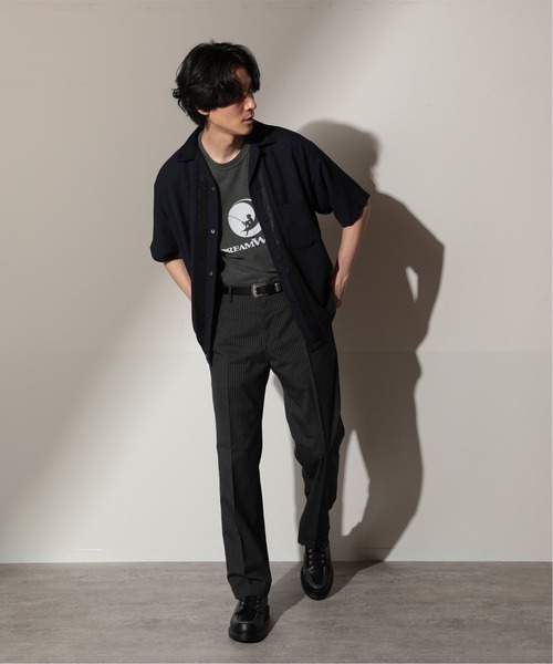 JOURNAL STANDARD relume(ジャーナルスタンダード レリューム)の「Linen like Basket Bowl シャツ(シャツ/ブラウス・メンズ・モスグリーン/ネイビー/ベージュ・LARGE/MEDIUM)」の16枚目の写真