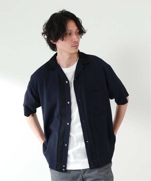 JOURNAL STANDARD relume(ジャーナルスタンダード レリューム)の「Linen like Basket Bowl シャツ(シャツ/ブラウス・メンズ・モスグリーン/ネイビー/ベージュ・LARGE/MEDIUM)」の22枚目の写真