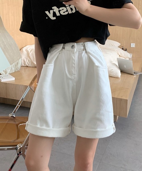 MANGROVE（マングローブ）の「カラーハイウエストデニムパンツ（デニムパンツ・レディース・ホワイト/ライトブルー/ピンク/ターコイズブルー・MEDIUM/LARGE）」の10枚目の写真