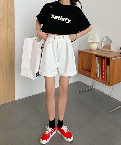 MANGROVE（マングローブ）の「カラーハイウエストデニムパンツ（デニムパンツ・レディース・ホワイト/ライトブルー/ピンク/ターコイズブルー・MEDIUM/LARGE）」の13枚目の写真