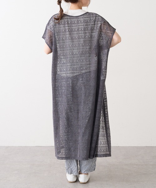 PUAL CE CIN（ピュアルセシン）の「ラッセルレース2WAYワンピース（ワンピース・レディース・ブラック/ブラウン/グレー/アイボリー・FREE）」の19枚目の写真