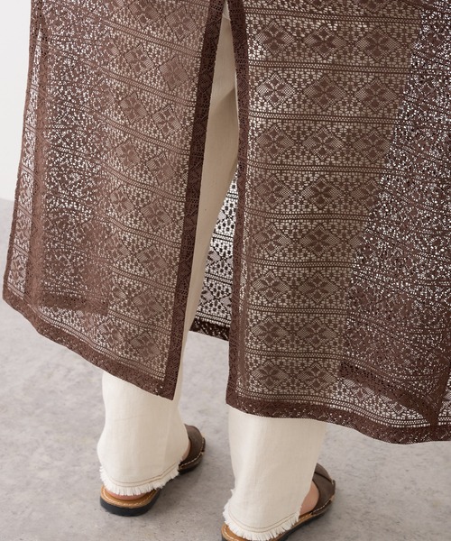 PUAL CE CIN（ピュアルセシン）の「ラッセルレース2WAYワンピース（ワンピース・レディース・ブラック/ブラウン/グレー/アイボリー・FREE）」の21枚目の写真