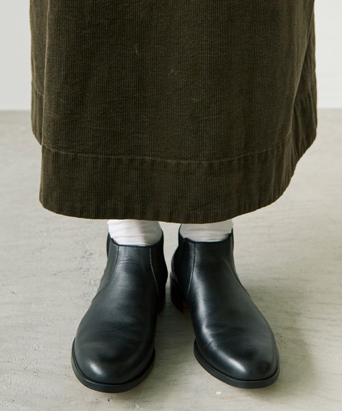 note et silence （ノートエシロンス）の「顔料染コーデュロイ ジャンパースカート（ジャンパースカート・レディース・カーキ/マスタード/グレー・FREE）」の18枚目の写真