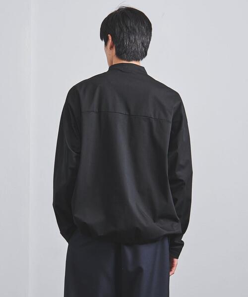 EN ROUTE（アンルート）の「＜EN ROUTE（アンルート）＞ モックネック ヘムコード ロングスリーブ Tシャツ（Tシャツ/カットソー・メンズ・ホワイト/ブラック/ネイビー・1/2/3）」の18枚目の写真