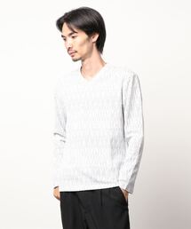 HIDEAWAYS NICOLE | カスレブリスタージャカードＶネック(Tシャツ/カットソー)