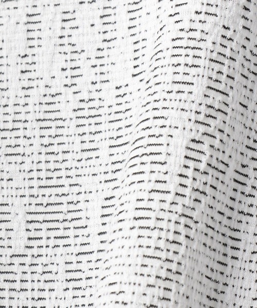 HIDEAWAYS NICOLE（ハイダウェイニコル）の「カスレブリスタージャカードＶネック（Tシャツ/カットソー・メンズ・ブラック×ホワイト/ホワイト×ブラック/レッド系その他・MEDIUM/LARGE/X-LARGE）」の8枚目の写真