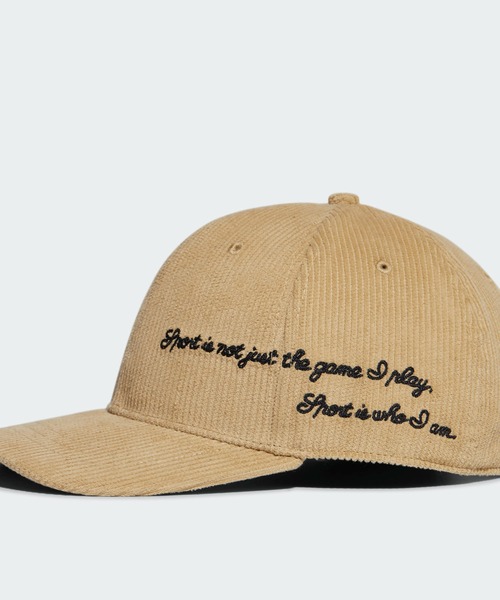 adidas(アディダス)の「UVカット ワードデザイン コーデュロイキャップ【adidas Golf/アディダスゴルフ】(キャップ・メンズ・ベージュ/ブラック/ネイビー・LARGE/MEDIUM)」の6枚目の写真