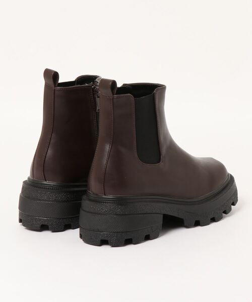 SUNNY ROOM（サニールーム）の「【厚底】タンクソールサイドゴアブーツ　333（ブーツ・レディース・ブラック/ダークブラウン・M/S/LL/L）」の4枚目の写真