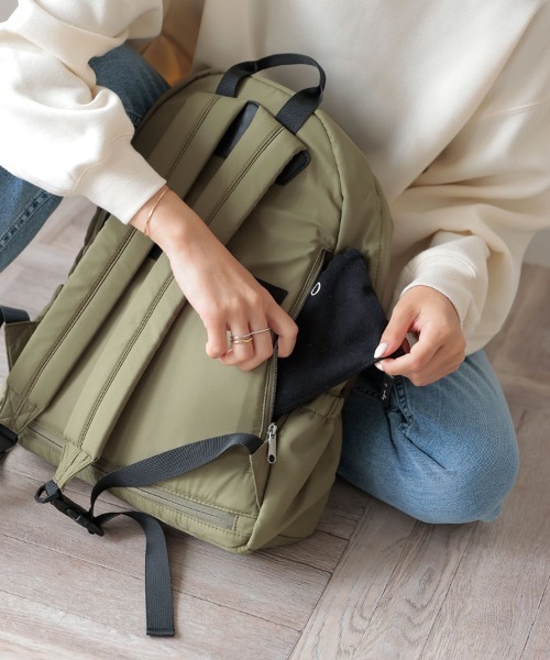 DONOBAN（ドノバン）の「ママカル リュック（バックパック/リュック・レディース・カーキ/ブラック/ベージュ・F）」の22枚目の写真