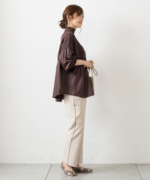 prose verse（プロズヴェール）の「サイドラインパンツ（その他パンツ・レディース・ブラック/ホワイト系その他/グリーン・MEDIUM）」の16枚目の写真