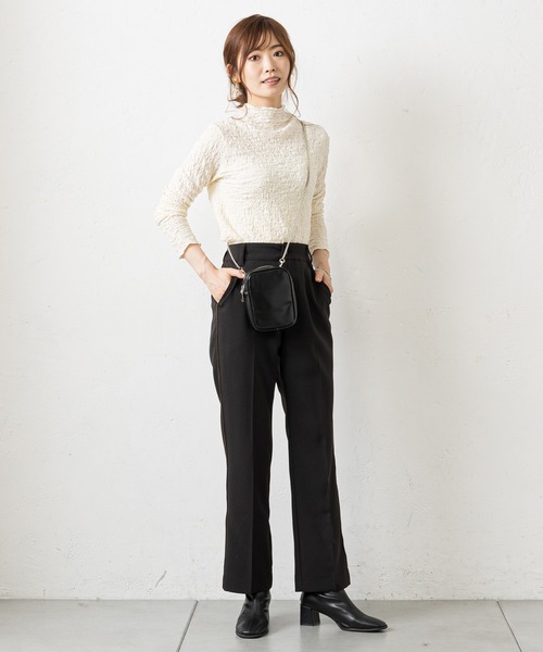 prose verse（プロズヴェール）の「サイドラインパンツ（その他パンツ・レディース・ブラック/ホワイト系その他/グリーン・MEDIUM）」の5枚目の写真