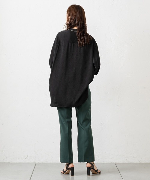 prose verse（プロズヴェール）の「サイドラインパンツ（その他パンツ・レディース・ブラック/ホワイト系その他/グリーン・MEDIUM）」の7枚目の写真