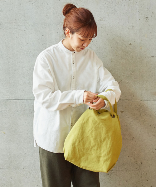 PAR ICI（パーリッシィ）の「ヴィンテージネル ワークシャツ（シャツ/ブラウス・レディース・ホワイト/ブラウン/ブラック・FREE）」の7枚目の写真