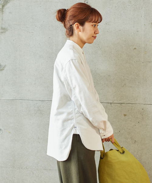 PAR ICI（パーリッシィ）の「ヴィンテージネル ワークシャツ（シャツ/ブラウス・レディース・ホワイト/ブラウン/ブラック・FREE）」の18枚目の写真