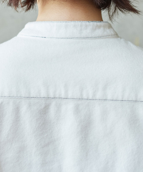 PAR ICI（パーリッシィ）の「ヴィンテージネル ワークシャツ（シャツ/ブラウス・レディース・ホワイト/ブラウン/ブラック・FREE）」の17枚目の写真