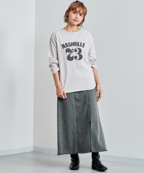 cepo(セポ)の「ロゴロンTee(Tシャツ/カットソー・レディース・ネイビー/グレー/グリーン・M)」の9枚目の写真