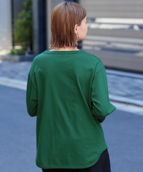 cepo(セポ)の「ロゴロンTee(Tシャツ/カットソー・レディース・ネイビー/グレー/グリーン・M)」の16枚目の写真