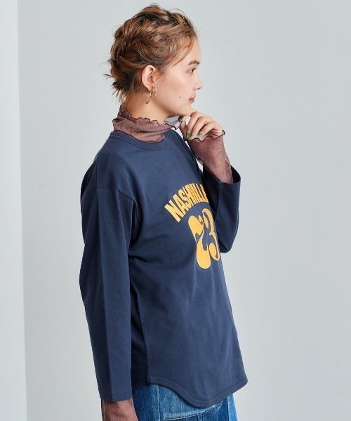cepo(セポ)の「ロゴロンTee(Tシャツ/カットソー・レディース・ネイビー/グレー/グリーン・M)」の10枚目の写真