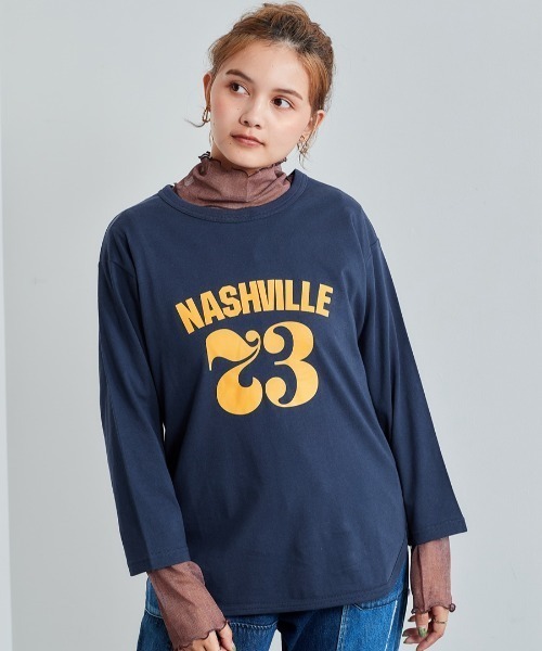 cepo(セポ)の「ロゴロンTee(Tシャツ/カットソー・レディース・ネイビー/グレー/グリーン・M)」の5枚目の写真