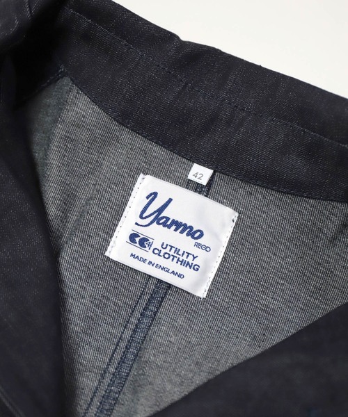 Yarmo（ヤーモ）の「[ Yarmo×OMNIGOD ] 別注 デニム ダスターコート（ステンカラーコート・メンズ・ワンウォッシュ・M/L）」の17枚目の写真