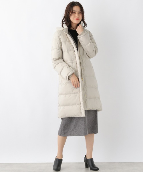 LEPSIM（レプシィム）の「スマートシルエットコート[2021秋冬]　955176（ダウンジャケット/コート・レディース・グレイッシュベージュ/ネイビー/ブラック・LARGE/MEDIUM）」の20枚目の写真