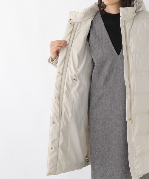 LEPSIM（レプシィム）の「スマートシルエットコート[2021秋冬]　955176（ダウンジャケット/コート・レディース・グレイッシュベージュ/ネイビー/ブラック・LARGE/MEDIUM）」の13枚目の写真