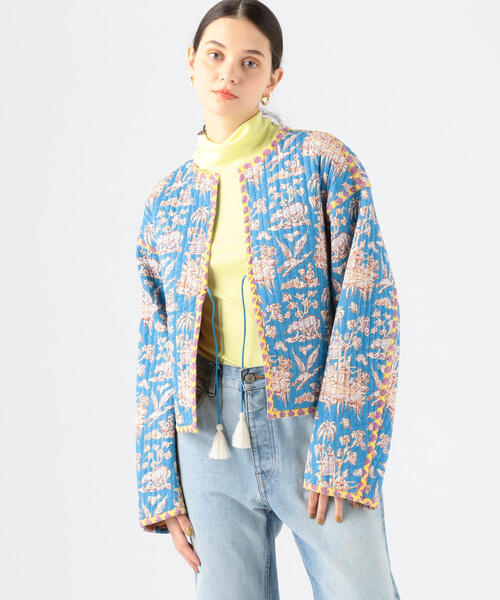 SOULEIADO（ソレイアード）の「プリントコットン キルティングノー